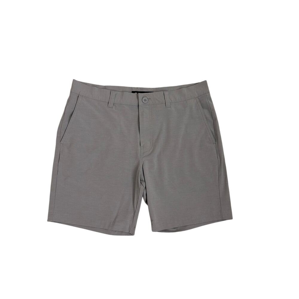 Travis Mathew Dri-Fit Gray Hybrid Athletic Performance Golf Shorts Size Men's 36